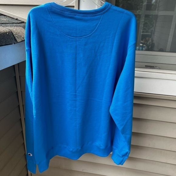 NWT-CHAMPION-MEN'S Powerblend Fleece Logo Sweatshirt - Picture 4 of 9